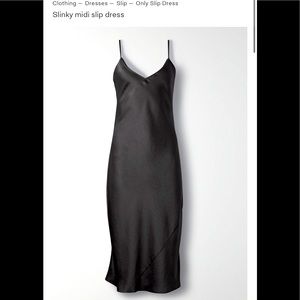 Aritzia Wilfred Only Slip Black Dress XS